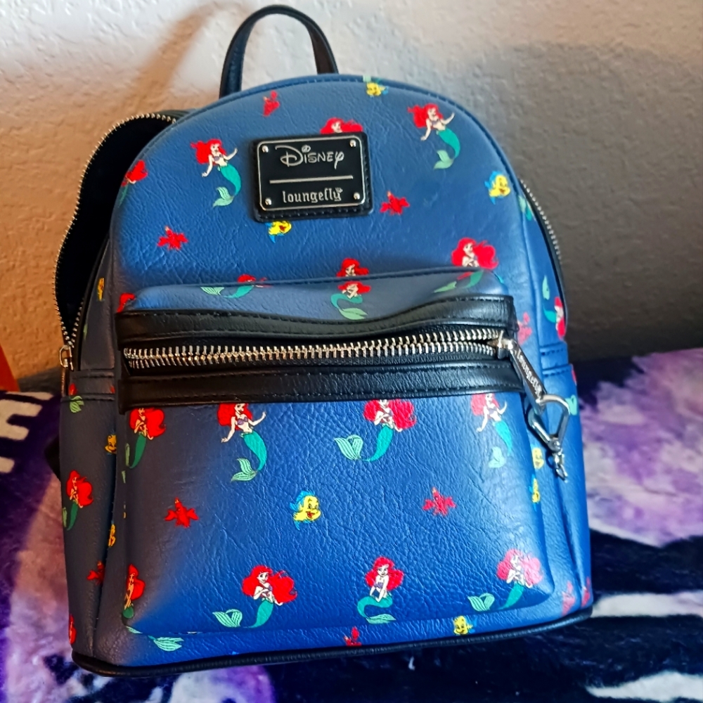 Disney Loungefly Ariel Blue Backpack